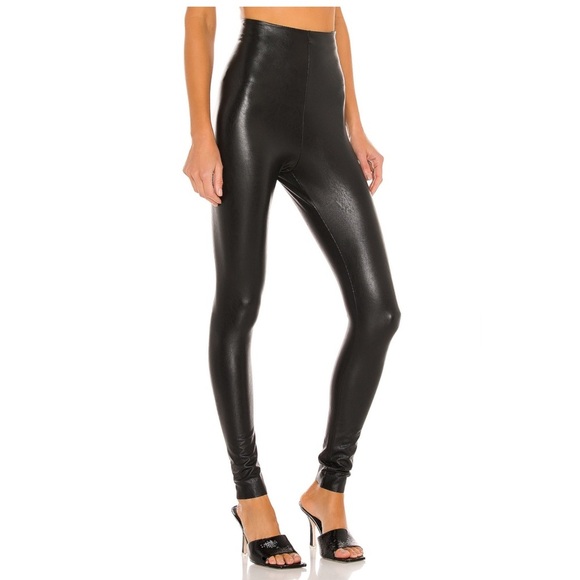 Commando Women's Perfect Control Faux Leather Leggings Large NWOT - Picture 2 of 6